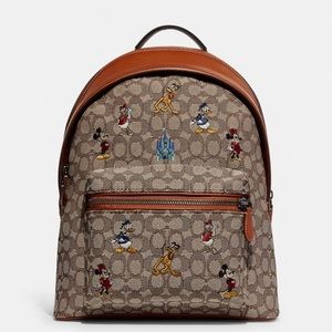 Coach x Disney Charter Backpack Tan/Multi, Style Number C8490